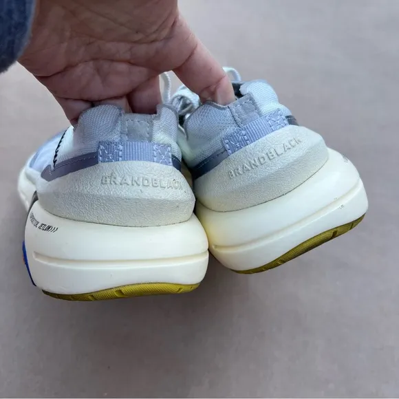 BRANDBLACK Spector Supercritical Jetlon Vibram Runner Shoes Silver Blue Women 7