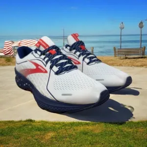 Brooks Adrenaline GTS 21 USA Athletic Running Shoe Mens 12 D 1103491D166 White