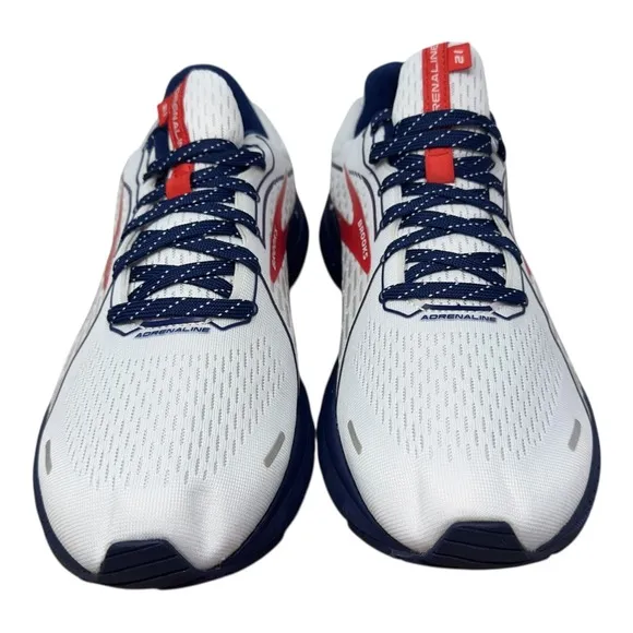 Brooks Adrenaline GTS 21 USA Athletic Running Shoe Mens 12 D 1103491D166 White