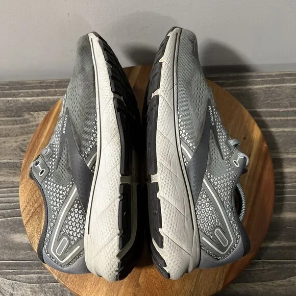 Brooks Ghost 14 Mens Size 10 Shoes Gray Athletic Running Sneakers Comfort