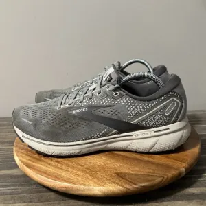 Brooks Ghost 14 Mens Size 10 Shoes Gray Athletic Running Sneakers Comfort