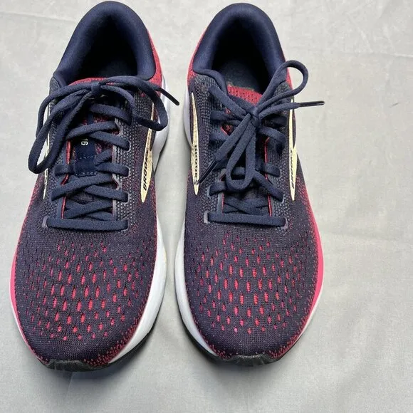 Brooks ghost 16 pink and blue colorway womens size 9 running shoes athletic