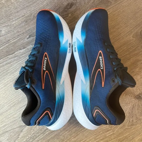 Brooks Glycerin 21 GTS Running Shoes Blue Mens 8 UK 7 EU 41