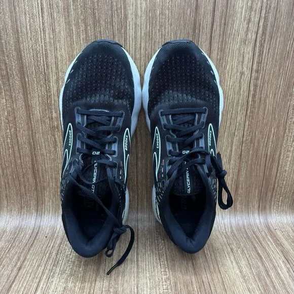Brooks Glycerin GTS 20 Womens Size 11 B (men 9.5) Black Running Shoes Sneakers