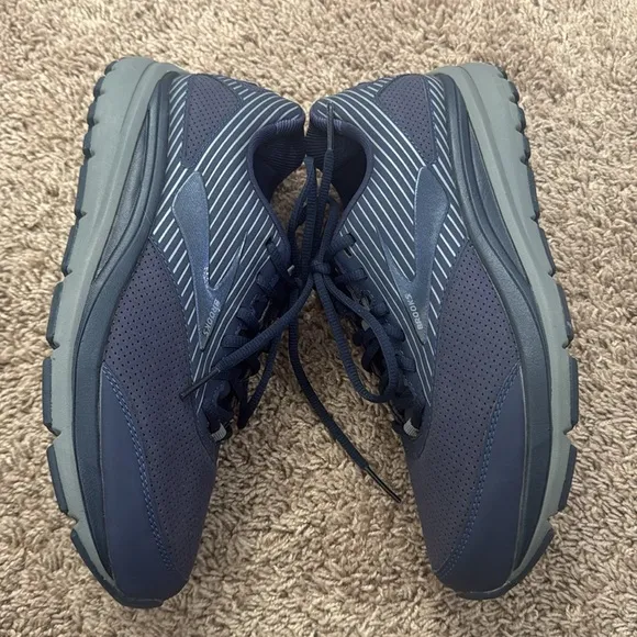 Brooks Men Addiction WLK Men's Navy Athletic Sneakers Shoes Size 9