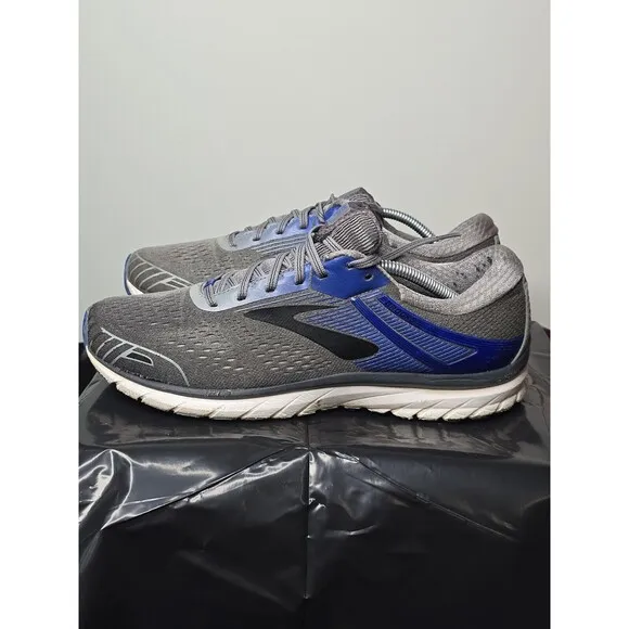 Brooks Mens Adrenaline GTS 18 1102711D015 Gray Running Shoes Sneakers Size 12 D‎