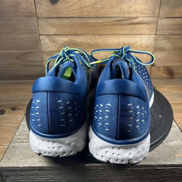 Brooks Men's Size 11.5 Glycerin 16 Blue Comfort Running Lace Up Athletic Shoes