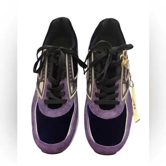 Brooks Regent 'Blackberry Codrinal Silver Chrome' suede sneakers 10.5 NWOB