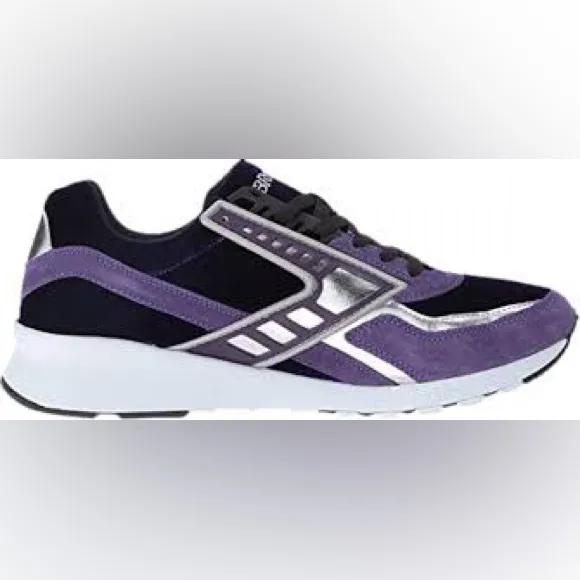 Brooks Regent 'Blackberry Codrinal Silver Chrome' suede sneakers 10.5 NWOB