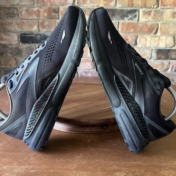 Brooks Womens Adrenaline GTS 23 1203812E020 Black Running Shoes Sneakers 9.5 M