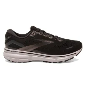 Brooks Women's Ghost 15 Engineered air mesh upper Black Running Athletic Shoes