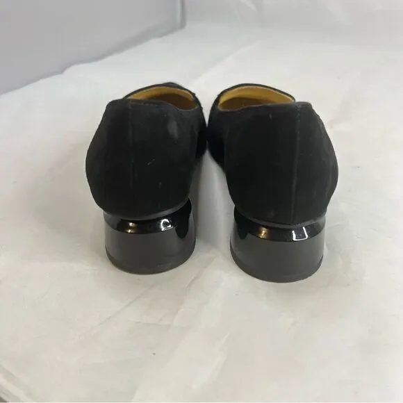 BRUNATE loafer 31891 neroWomen loafers in black nubuck leather w/ a small heel