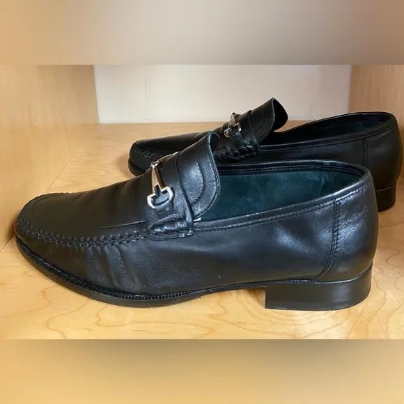 BRUNO MAGLI FANCY MEN LEATHER SHOES MADE IN ITALY SIZE 10.5 MSRP $395