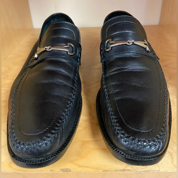 BRUNO MAGLI FANCY MEN LEATHER SHOES MADE IN ITALY SIZE 10.5 MSRP $395