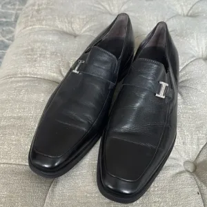 Bruno Magli Loafers Mens Size 11. 5 Black Leather Dress Shoes‎