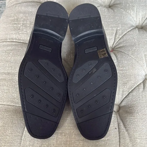 Bruno Magli Loafers Mens Size 11. 5 Black Leather Dress Shoes‎