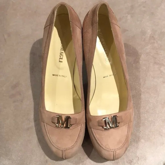 Bruno MAGLI Logo Loafer Shoes NWOTS