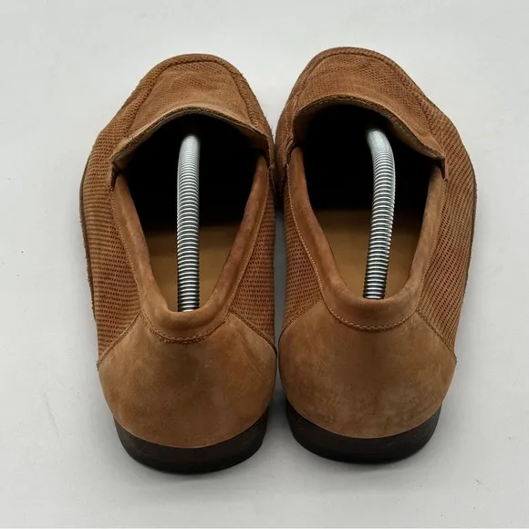 Bruno Magli Tan Leather Suede Loafers Men’s Size 11  M