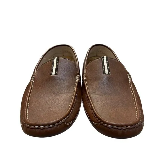 Bruno Marc Driving Moccasins Loafers Mens 13 Brown Slip On Shoes Italian Style