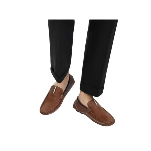 Bruno Marc Driving Moccasins Loafers Mens 13 Brown Slip On Shoes Italian Style
