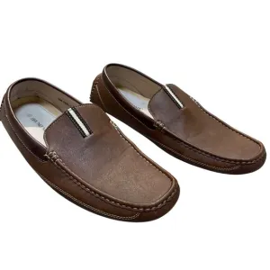 Bruno Marc Driving Moccasins Loafers Mens 13 Brown Slip On Shoes Italian Style