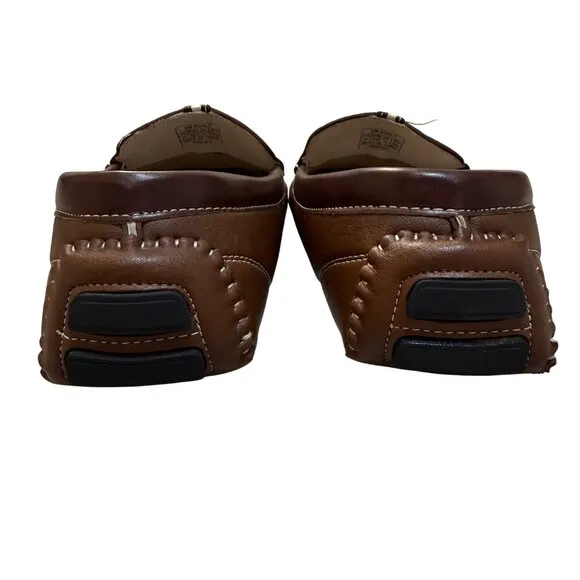 Bruno Marc Driving Moccasins Loafers Mens 13 Brown Slip On Shoes Italian Style