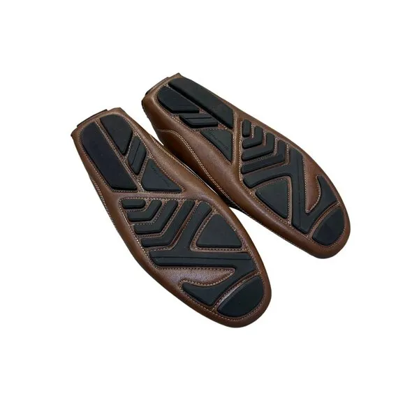 Bruno Marc Driving Moccasins Loafers Mens 13 Brown Slip On Shoes Italian Style