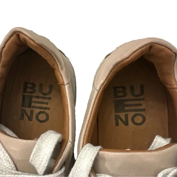 Bueno Reece leather low top sneakers women’s shoes size 6.5
