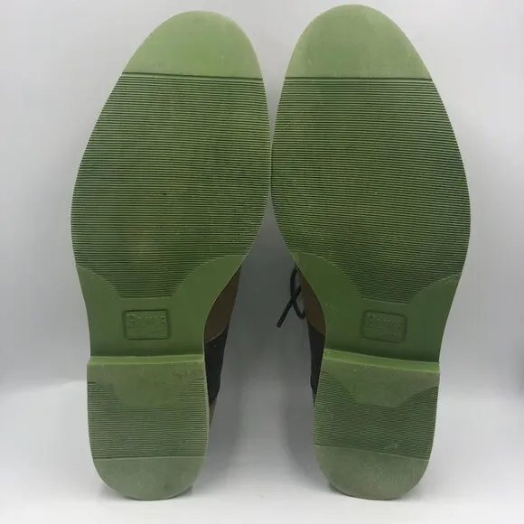 Buks by Walk Over Men's Tan Brown Suede Leather Saddle Derby Size 11.5 Lace Up