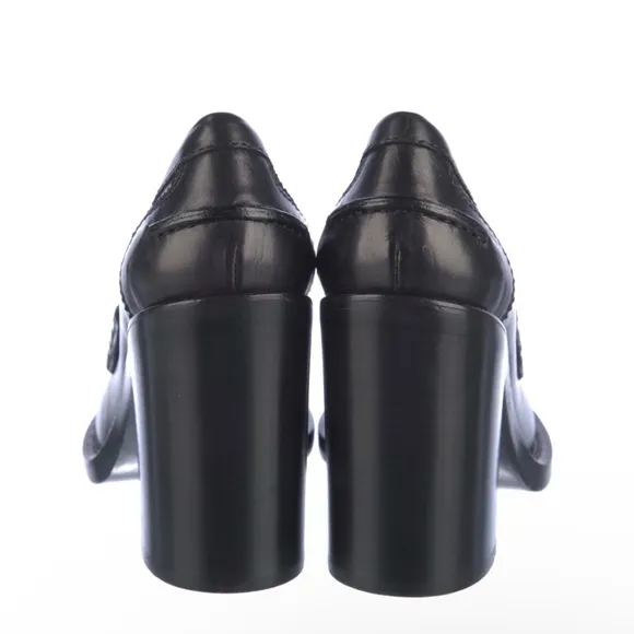 Burberry Loafer Heel Block Bargain 39 Women Shoes Loafers LTD Collection.