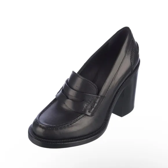 Burberry Loafer Heel Block Bargain 39 Women Shoes Loafers LTD Collection.
