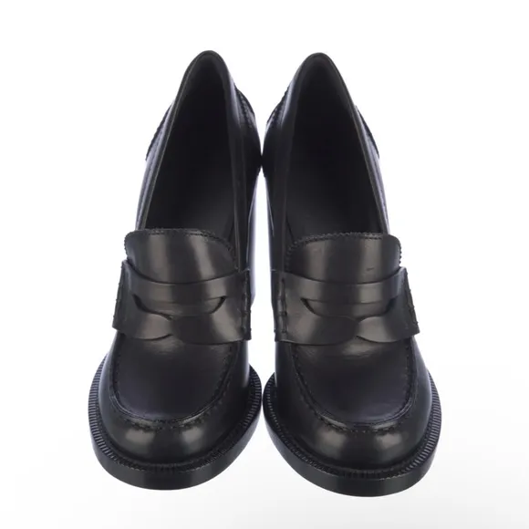Burberry Loafer Heel Block Bargain 39 Women Shoes Loafers LTD Collection.