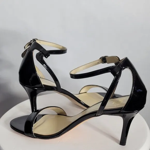 Butter Black Patent Leather Sandals Size 7M