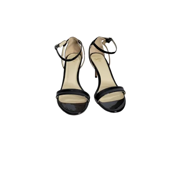 Butter Black Patent Leather Sandals Size 7M