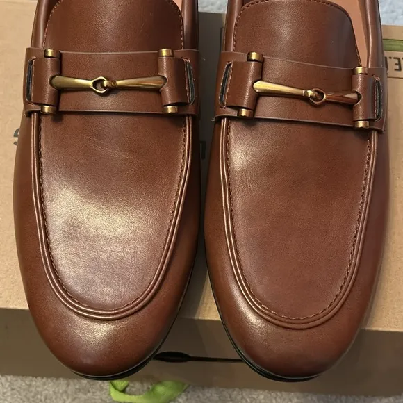 Call It Spring Mens Brown Loafers dress shoes slip on Size 9 Medium (D, M)