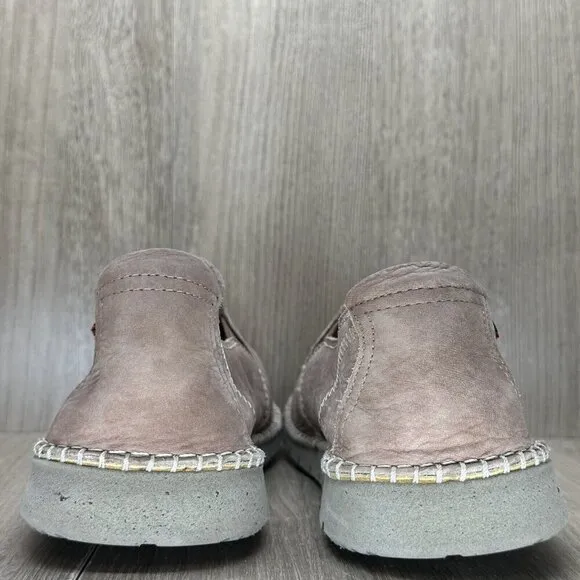 CallagHan Shoes Men 43 US9 Abiatar Slip On Mocassins Loafers Leather Sand 84701