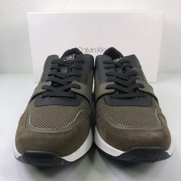 CALVIN Klein Dudley Silky Suede Smooth Calf Shoes