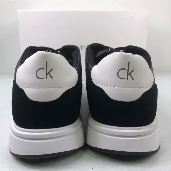 CALVIN Klein Dudley Silky Suede Smooth Calf Shoes