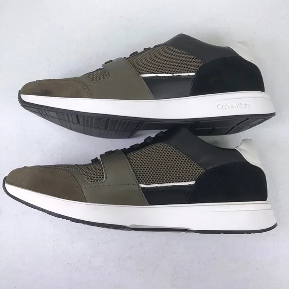 CALVIN Klein Dudley Silky Suede Smooth Calf Shoes