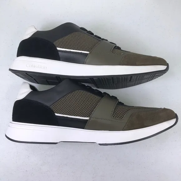 CALVIN Klein Dudley Silky Suede Smooth Calf Shoes