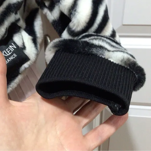 Calvin Klein Fur Cropped Top