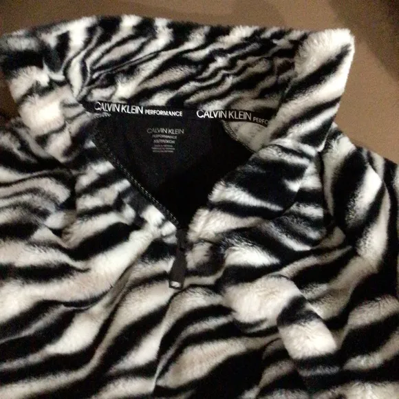 Calvin Klein Fur Cropped Top