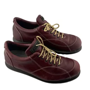 Camper Shoes Burgundy Leather Size EU 41