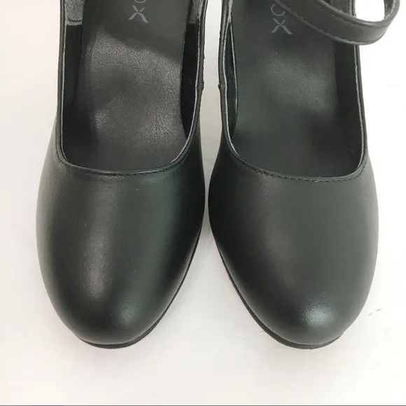 Capezio 653 Big Girls Womens SZ 4 Manhattan Character Black Dance Shoes Heels