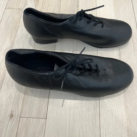 Capezio Cadence Black Tap Dance Shoes CG19 Size 10 M