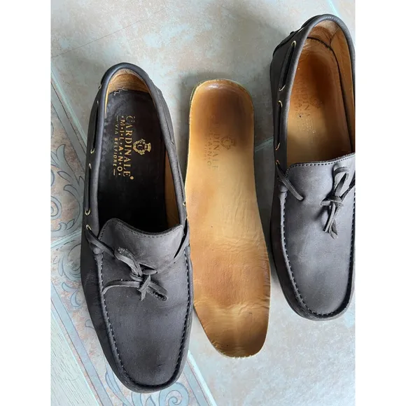 cardinale milano via belfiore men calfskin loafers shoes