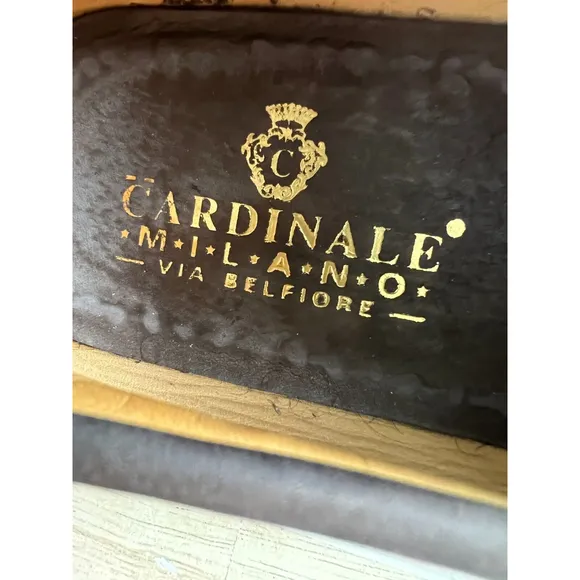 cardinale milano via belfiore men calfskin loafers shoes