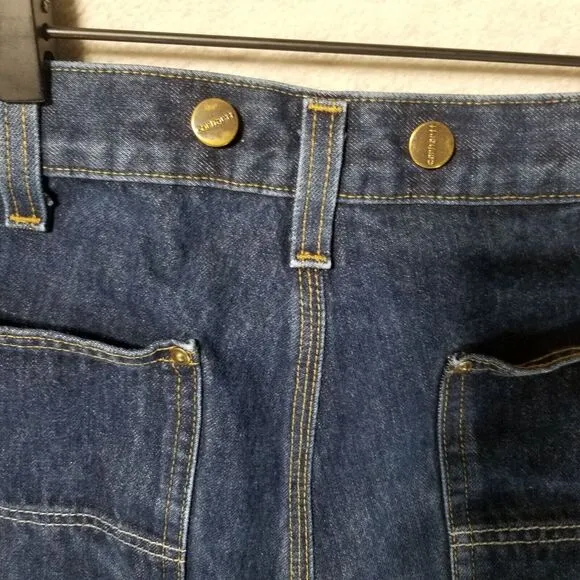 Carhartt Double Knee Denim Relax Stretch Jeans 34x32 Made In Mexico 103890 L10