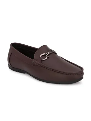Carlo Romano Men's Vegan Leather Slip On Moccasin shoes