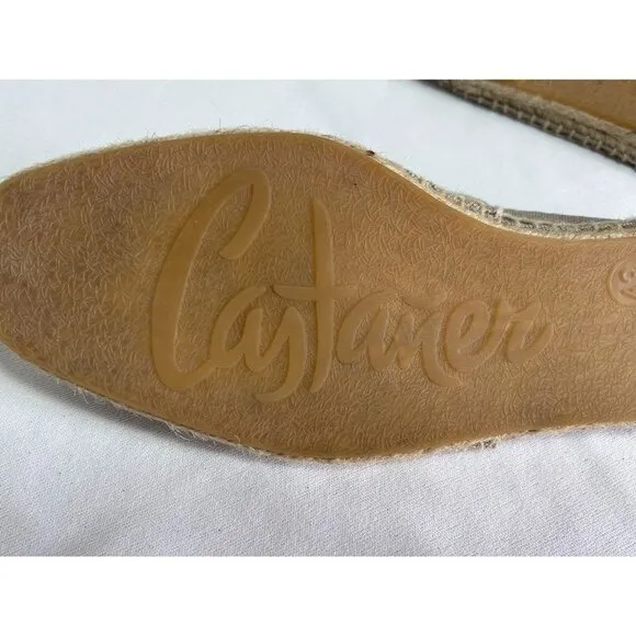 CASTAÑER Men's Pablo Espadrille Canvas in Beige - Sz EU 43 (9)